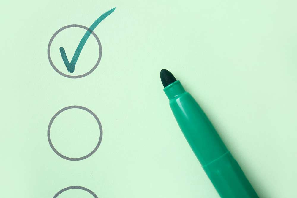 Chemical compliance checklist